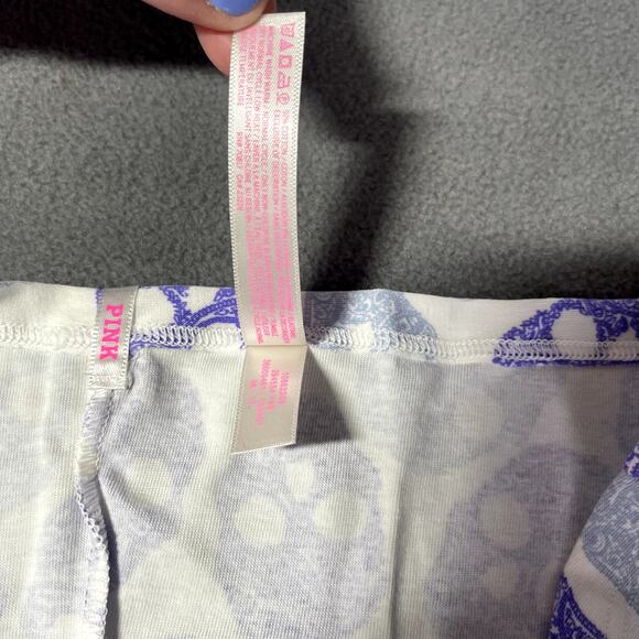 Victoria's Secret PINK 2013 Low Rise Cheekster Panty Purple Skulls Halloween - Picture 5 of 7